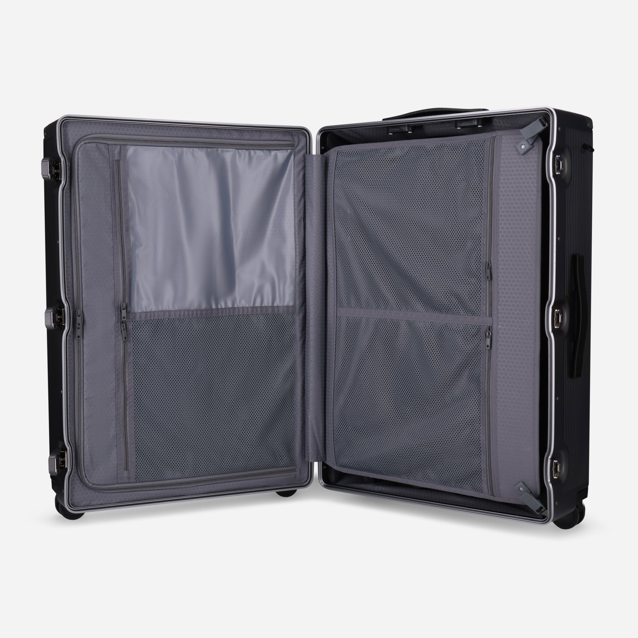 Jekyll and Hide Large Check-In in black - top view