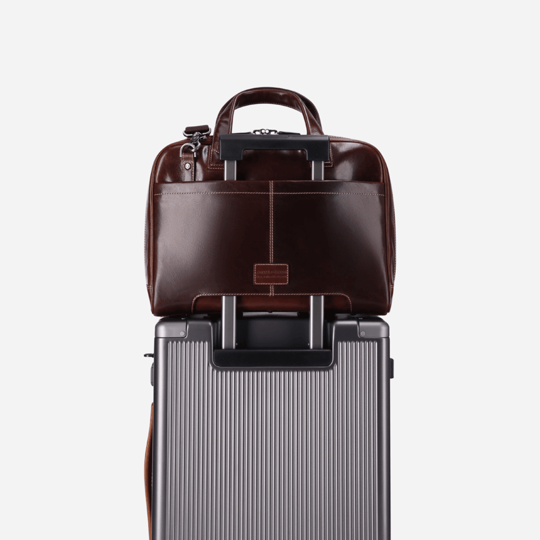 Large Multi Compartment Briefcase