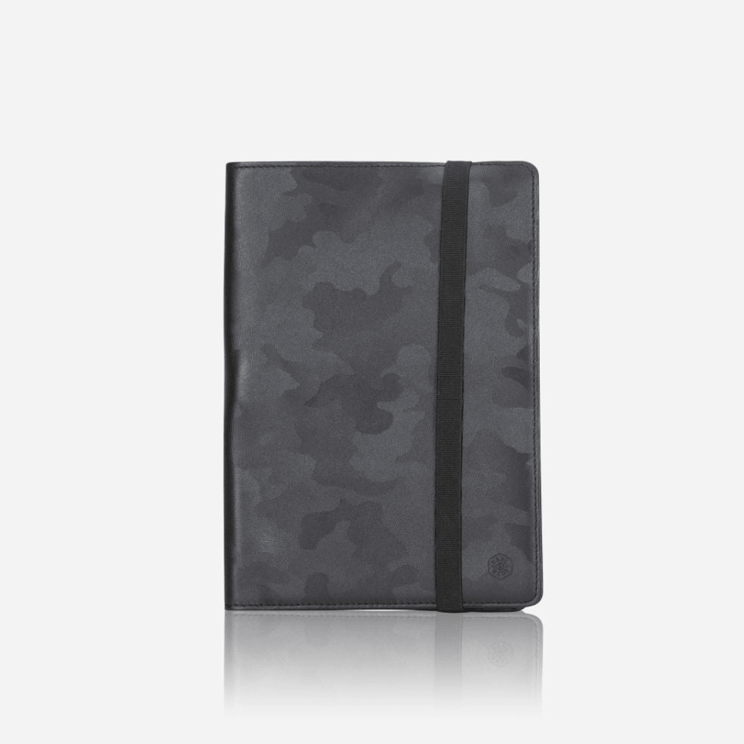 Leather A5 Notebook Cover, Camo