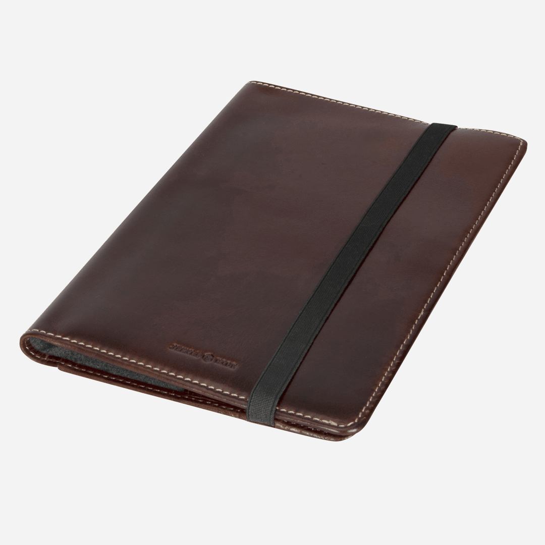 HAVANA A5 Notebook Cover in mocha - detail view