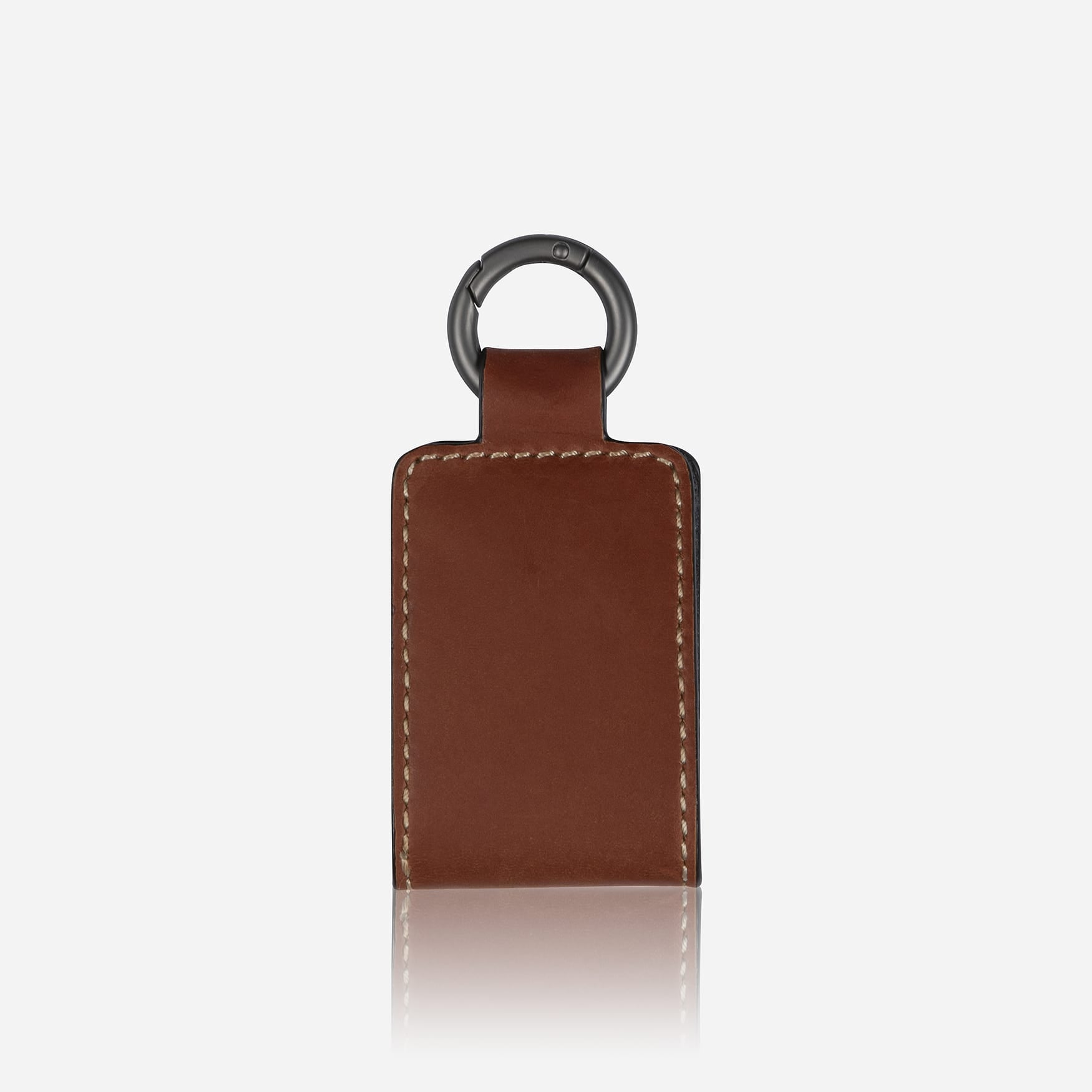 Texas Luggage Tag in tan - back view