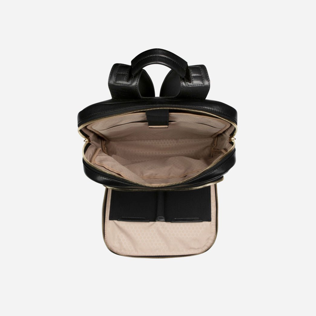 Madrid Laptop Backpack,Backpack,Jekyll & Hide,Black, inside view