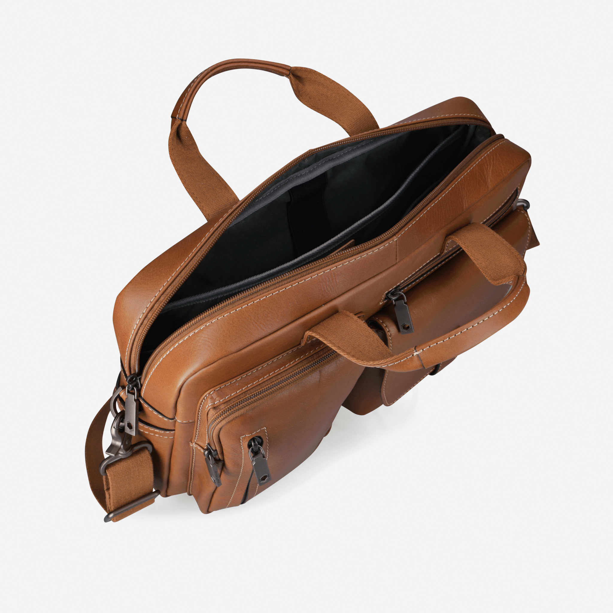 MONTANA Laptop Briefcase in colt - detail view