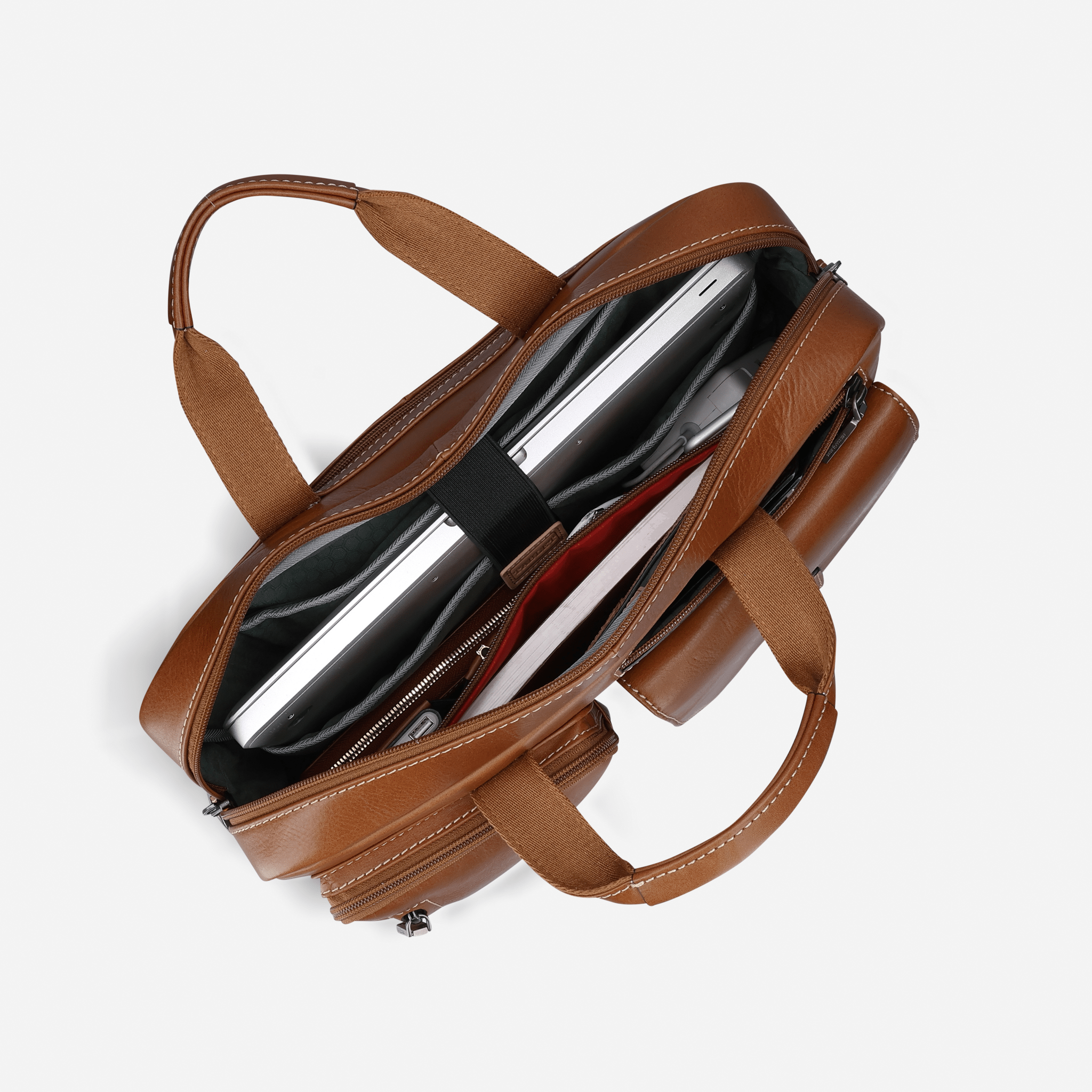 MONTANA Laptop Briefcase in colt - interior view