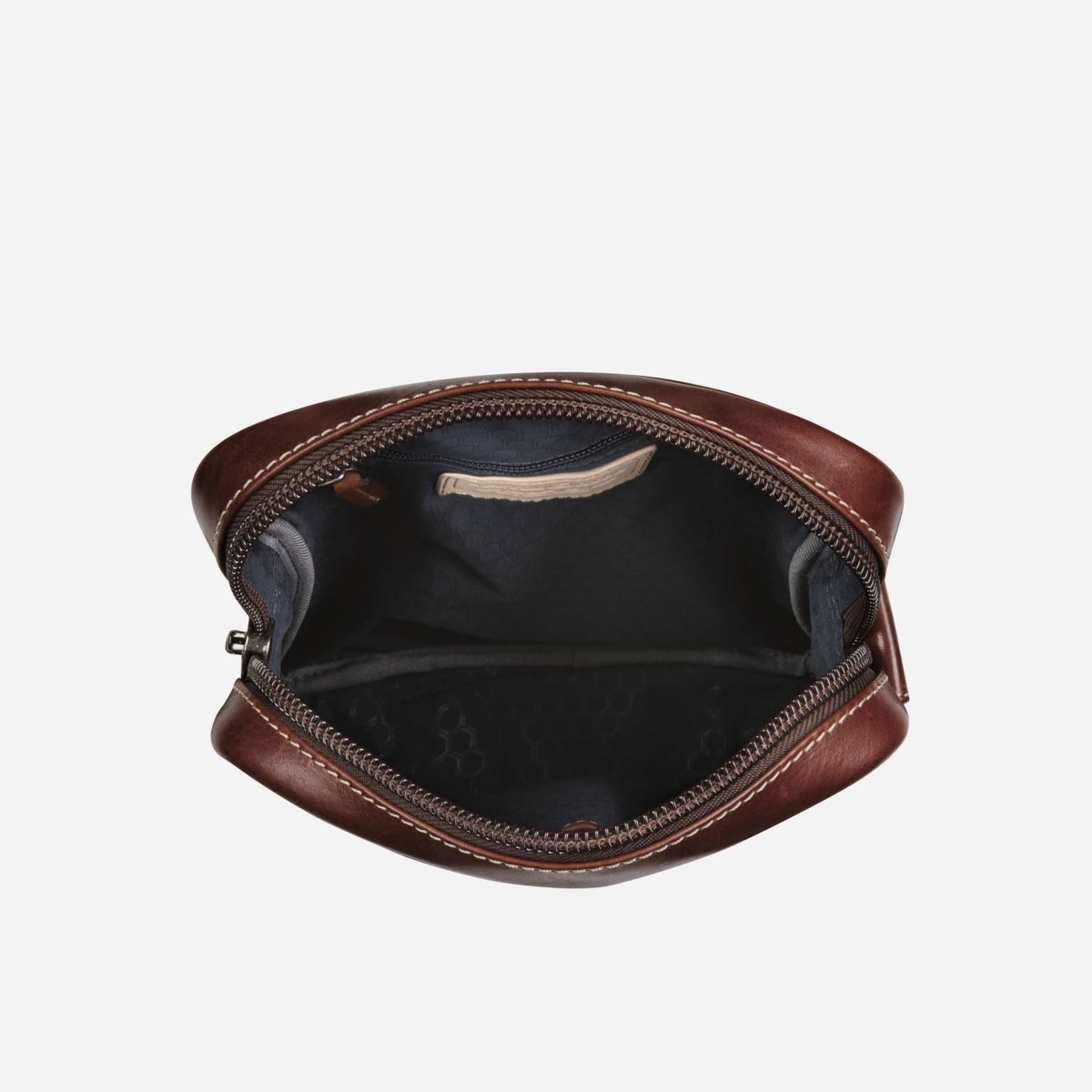 Norwegian Crossbody Organiser in mocha - back view