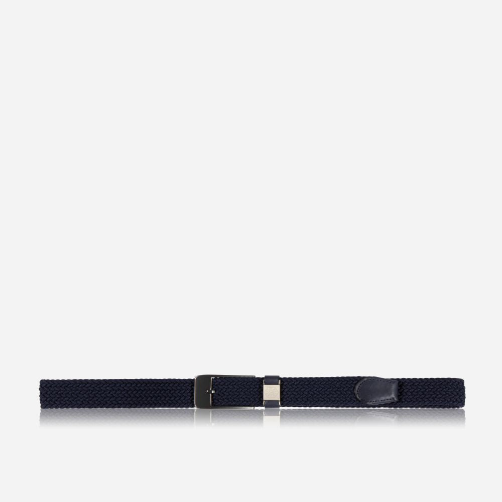 Florida Elasticated Belt in black - back view