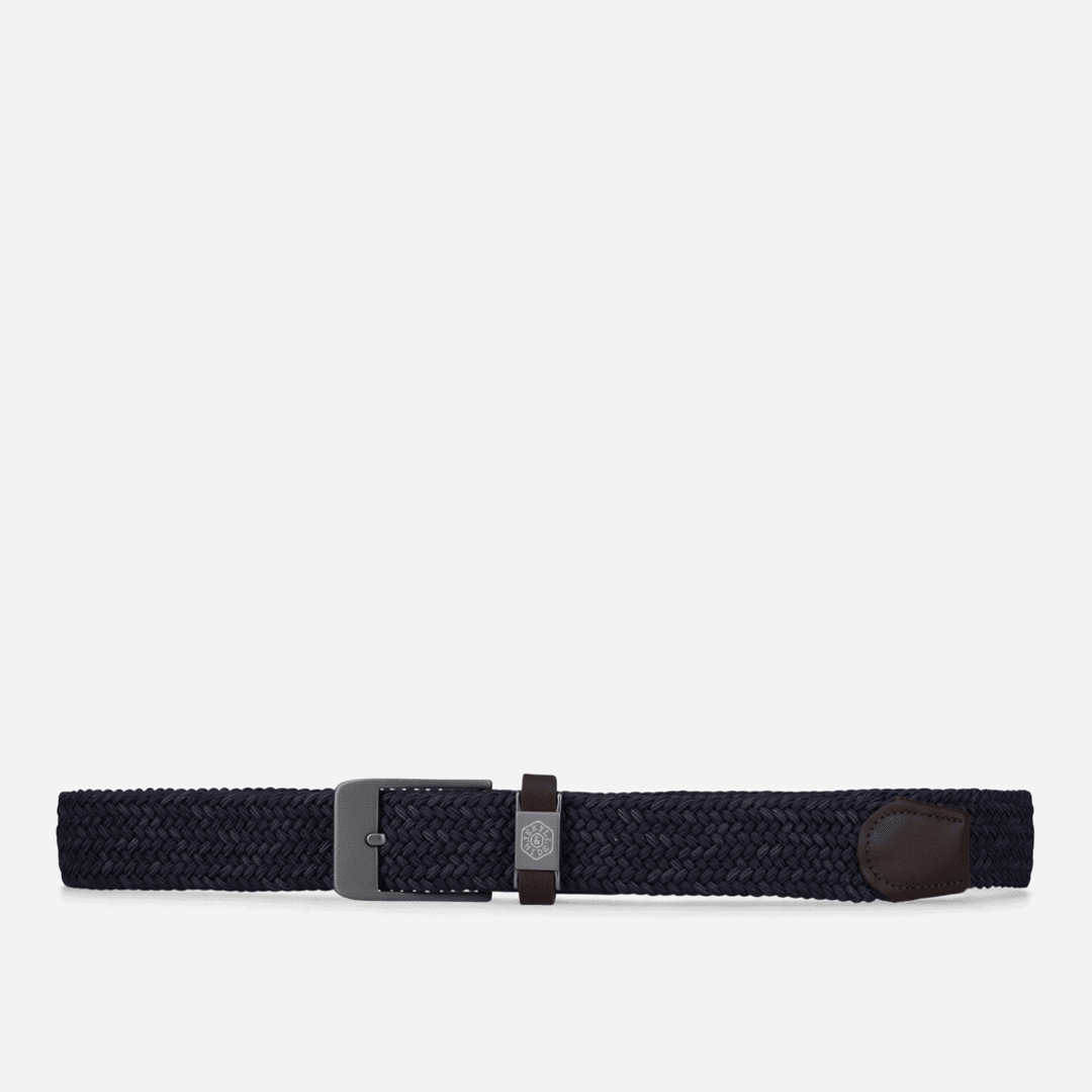 Florida Elasticated Belt in brown navy - view 11