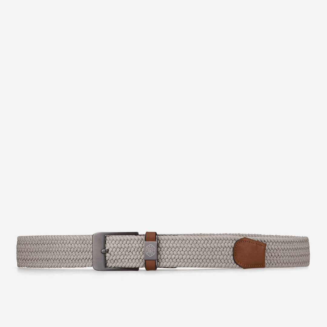Florida Elasticated Belt in tan stone - view 18