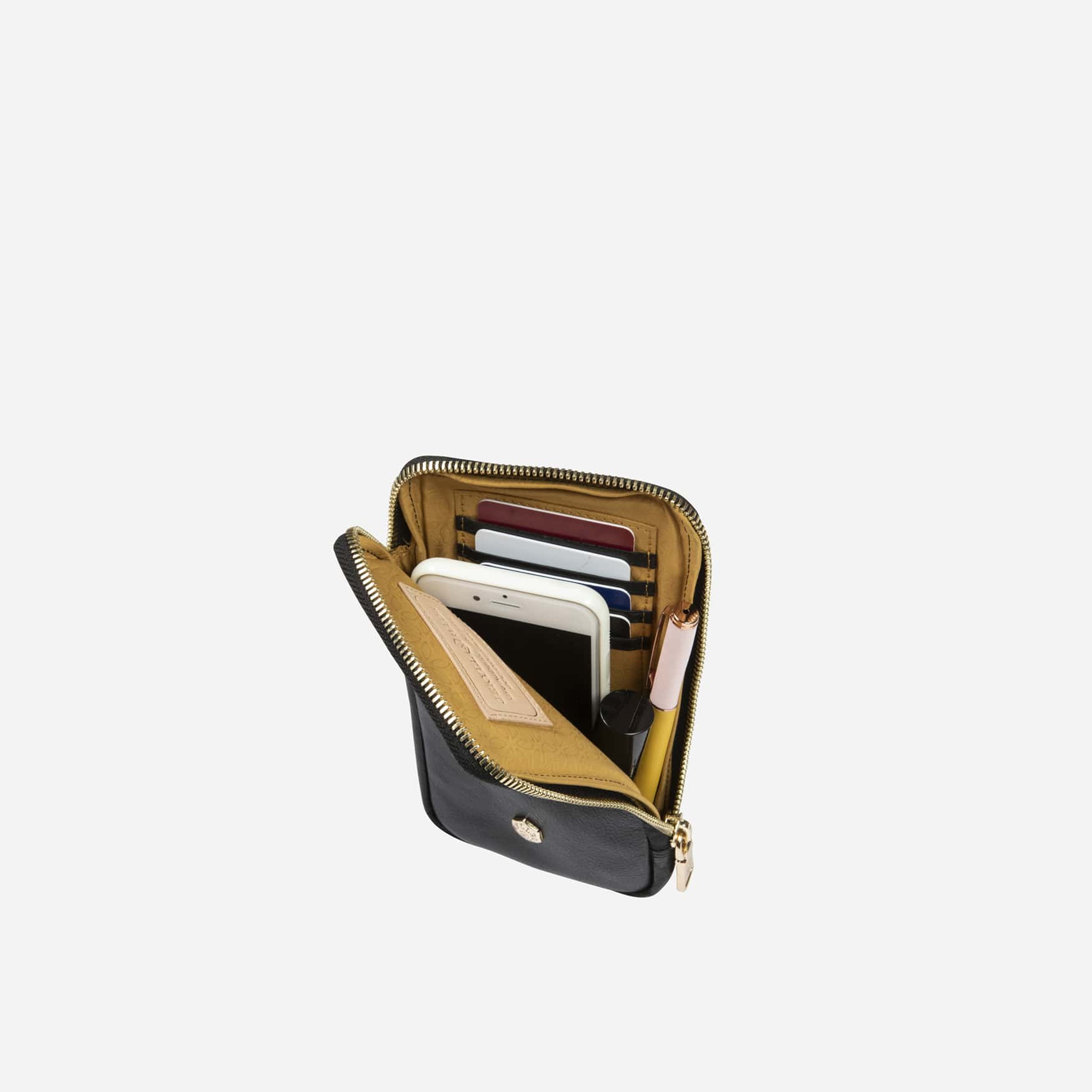 Osaka Phone Pouch in black - view 24