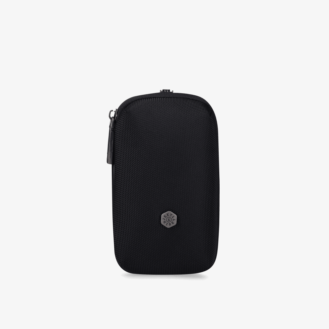 TOKYO Cable Pouch in black - front view