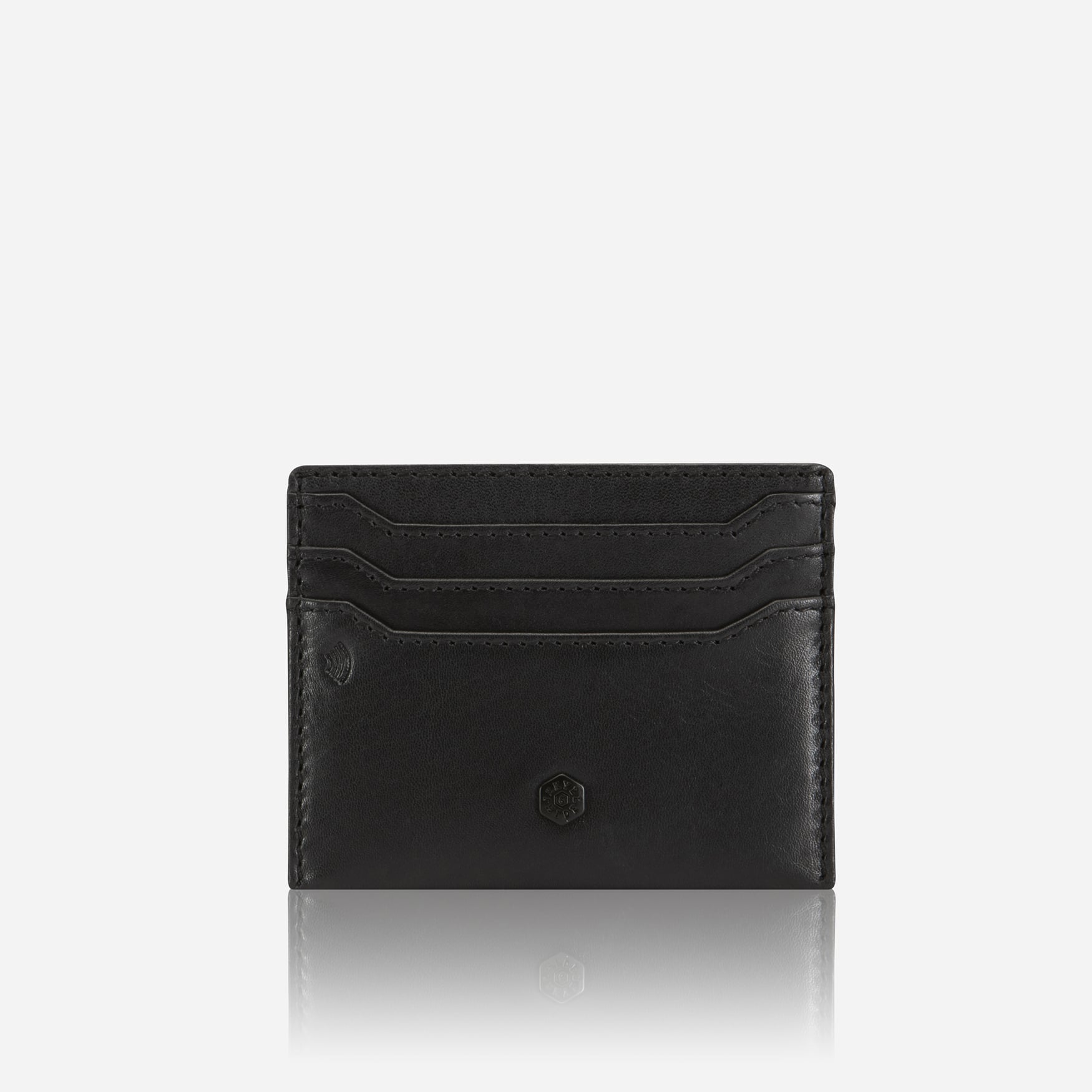 Norwegian Card Holder in black - back view