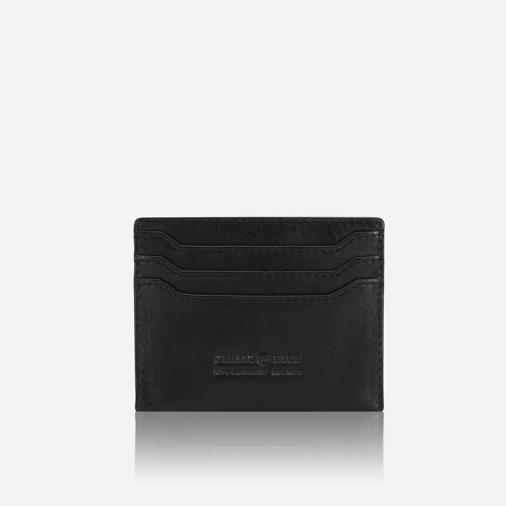 Norwegian Card Holder in black - interior view
