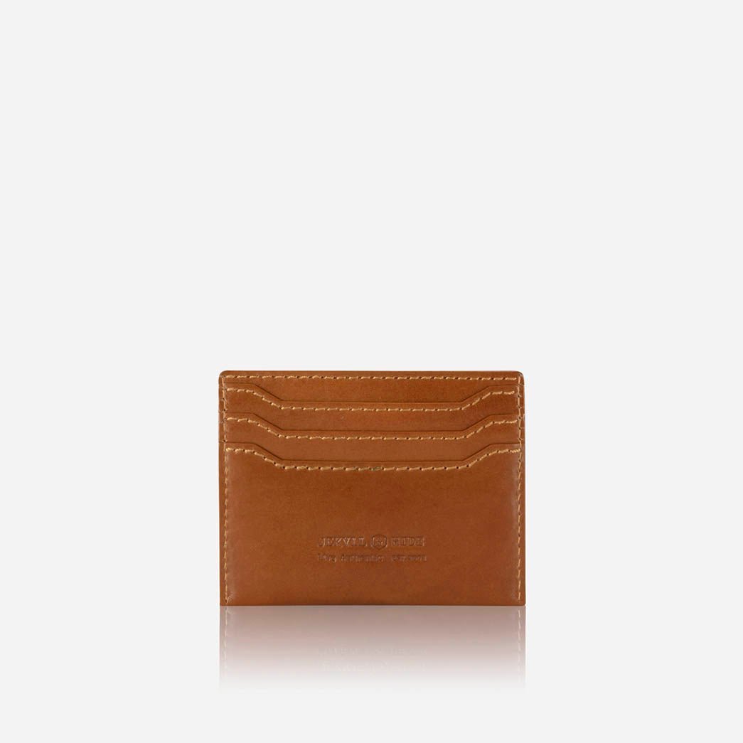 Norwegian Card Holder in tan - close-up view