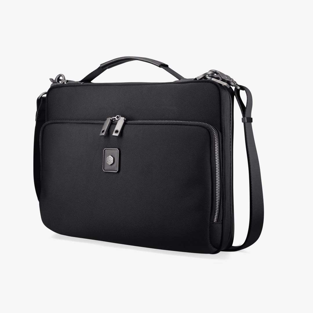 Slim Nylon 15" Laptop Sleeve, Black,Travel Backpack,Jekyll & Hide,1TOKYO