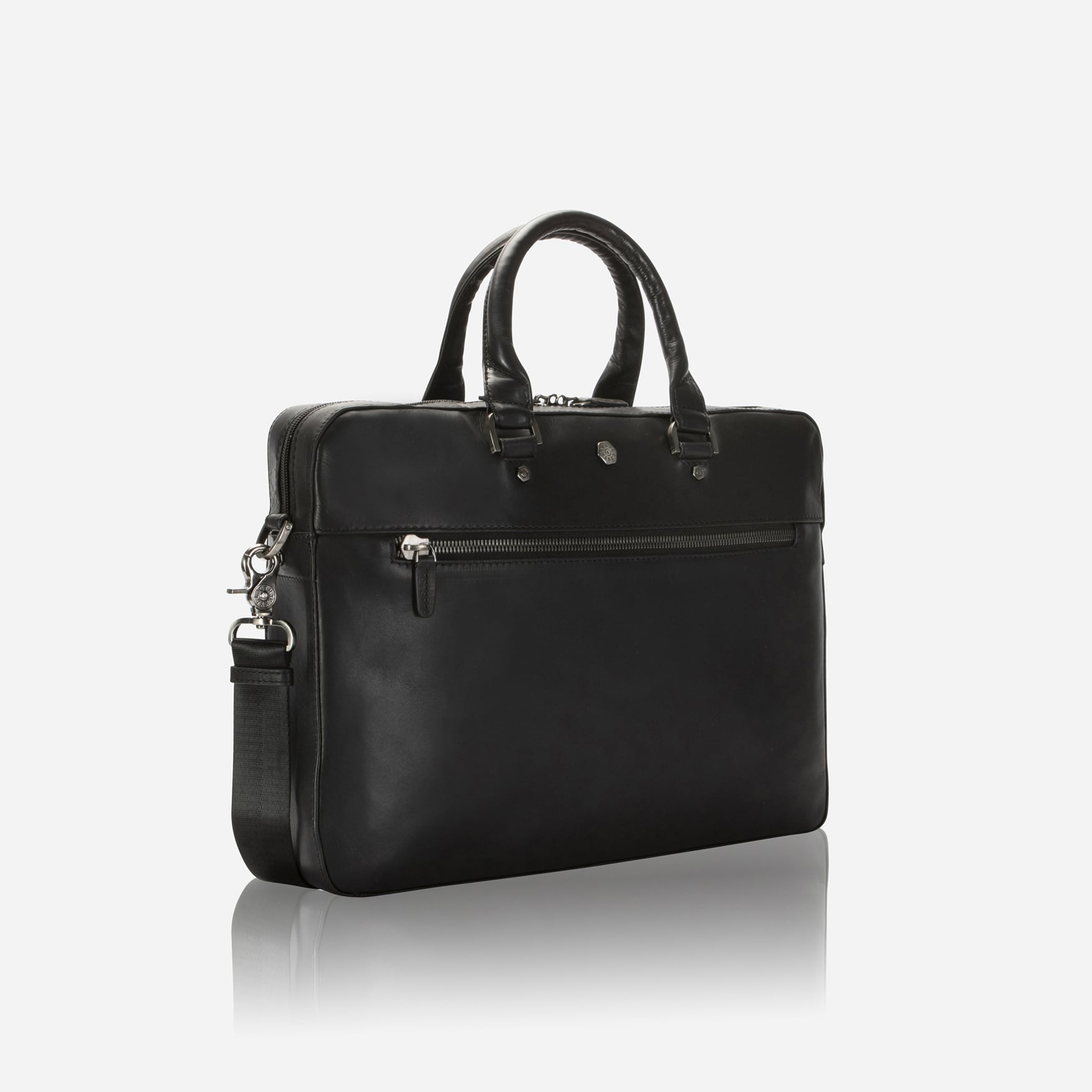 OXFORD Laptop Briefcase in black - lifestyle view