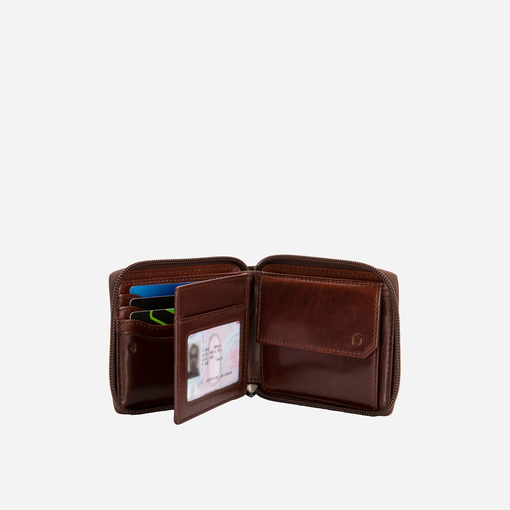 RFID Leather Zip Around Wallet | Jekyll & Hide