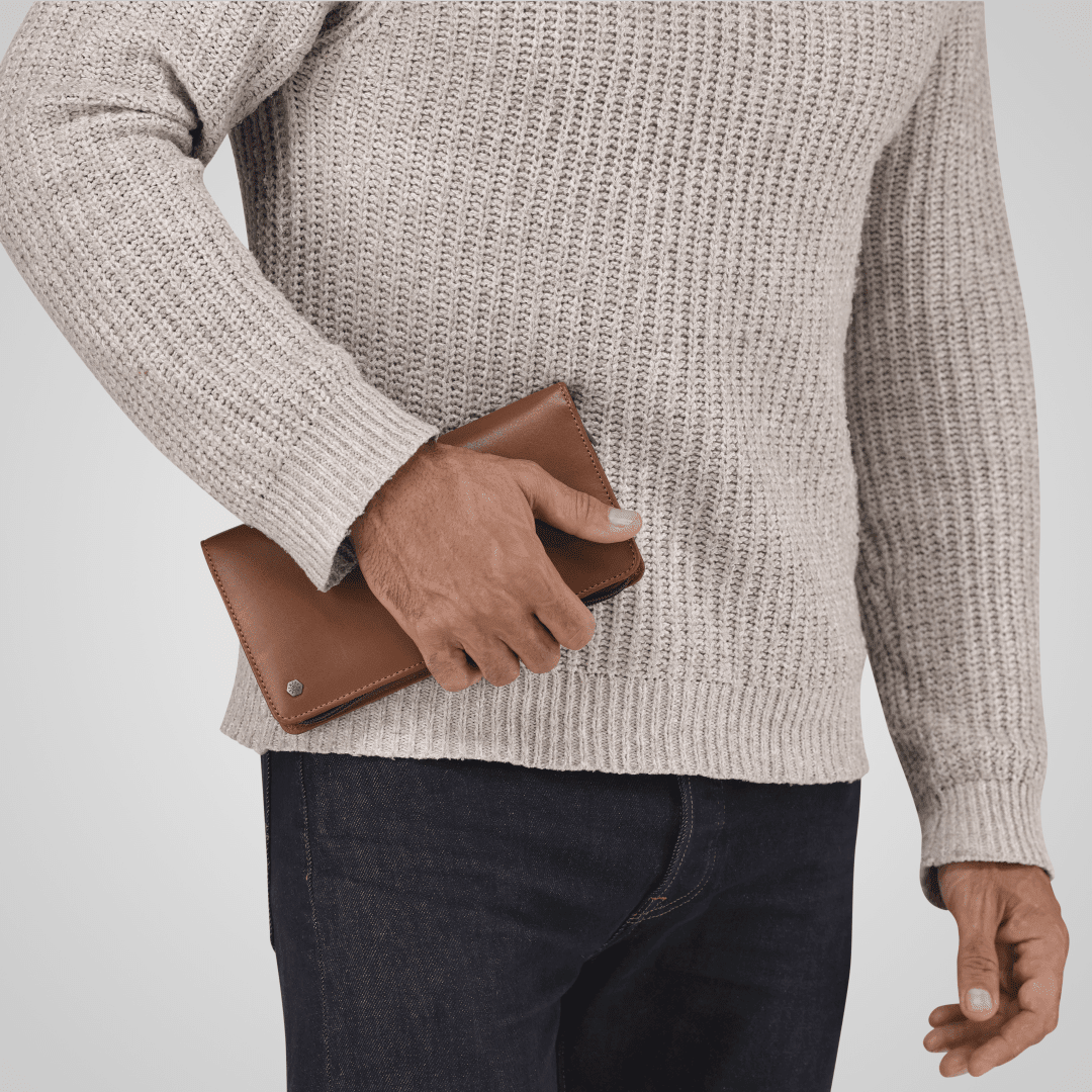 Zip-Around Passport Organiser