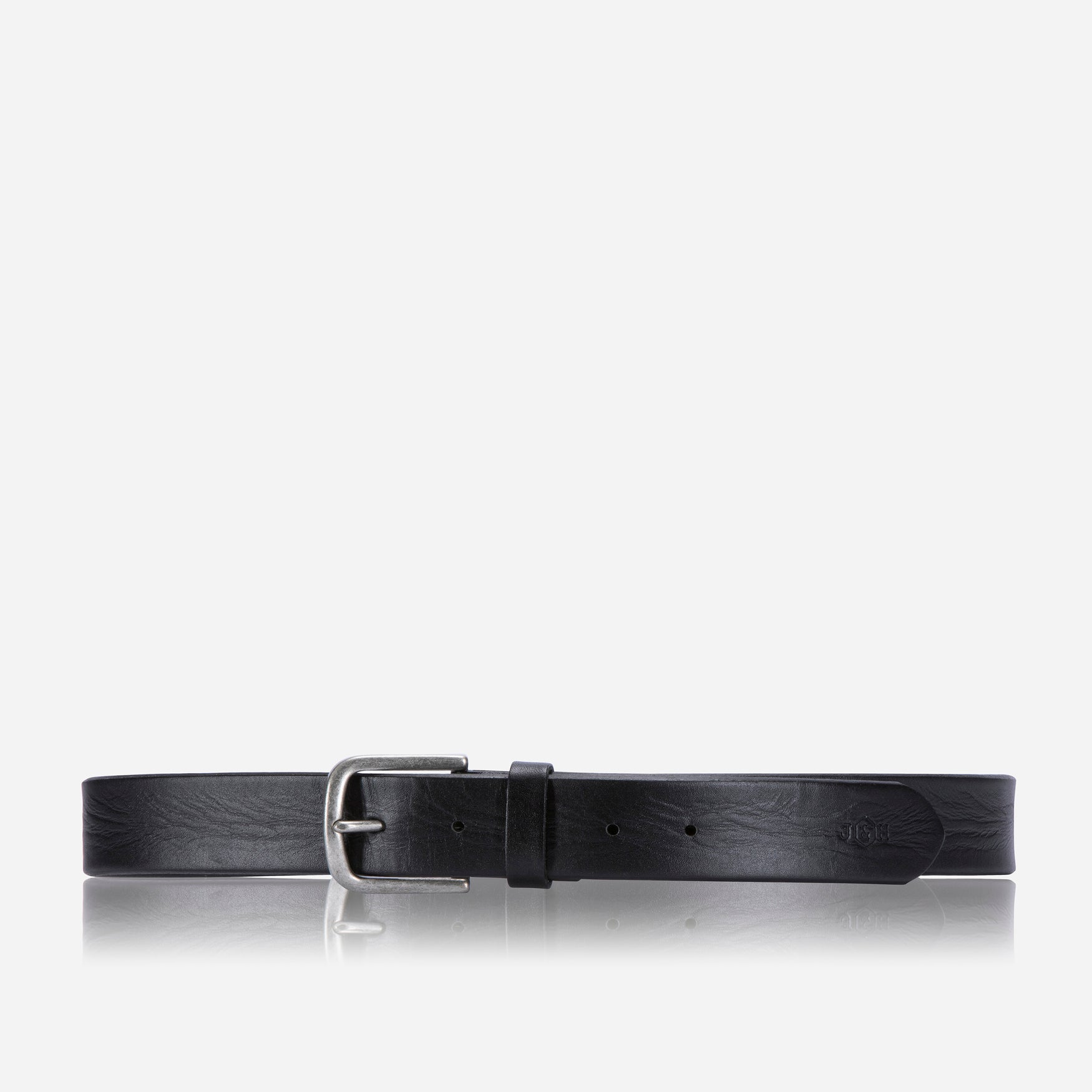 Vintage Leather Belt, Black