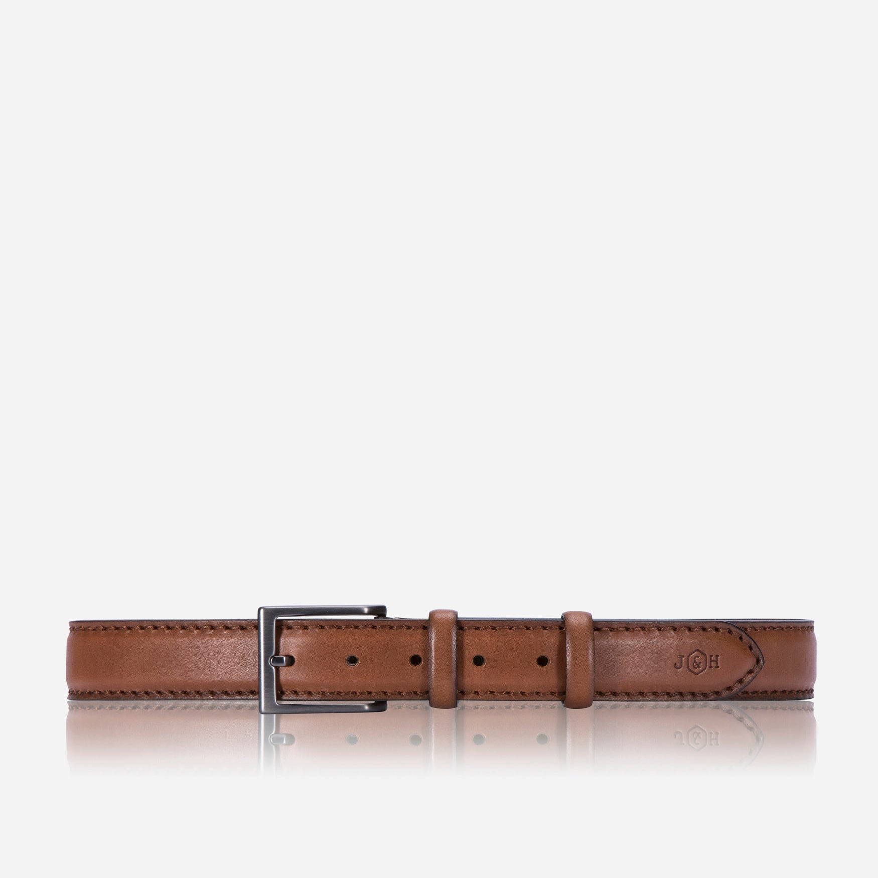 Smart Leather Belt, Camel