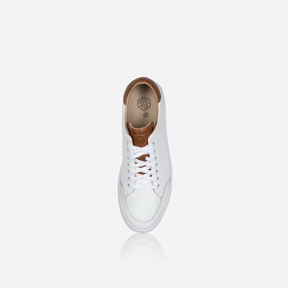 Leather Sneaker, White