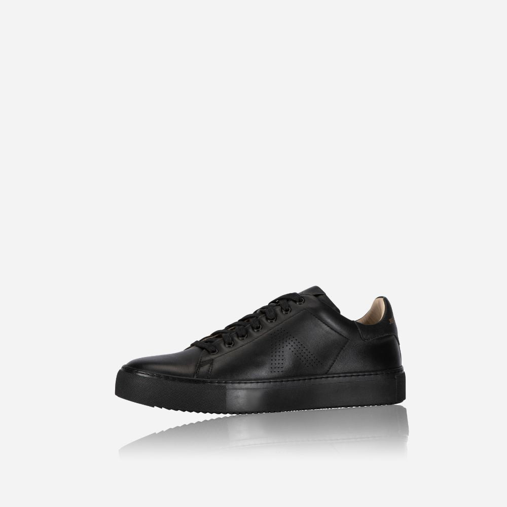 Leather Sneaker, Black