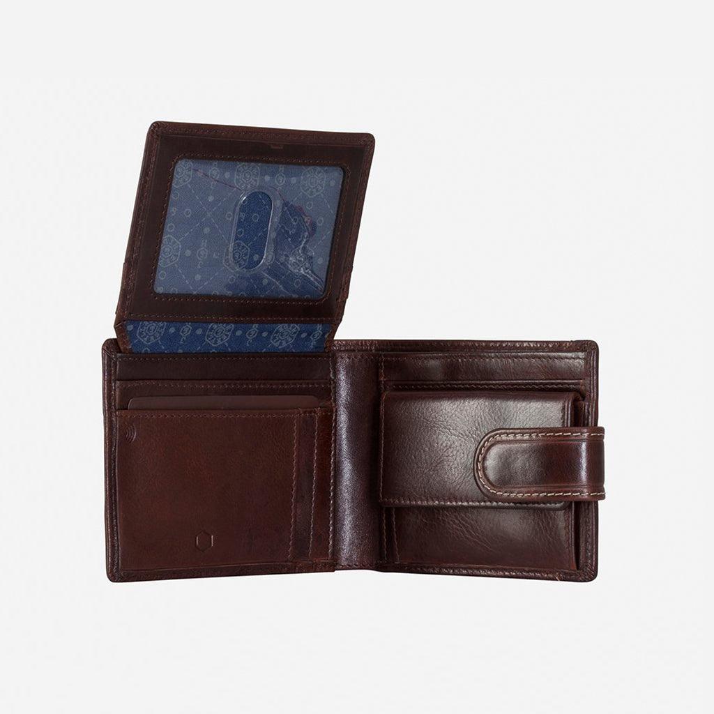 Bifold Wallet With Coin And Tab Closure - Jekyll and Hide UK