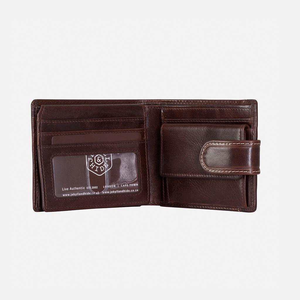 Bifold Wallet With Coin And Tab Closure - Jekyll and Hide UK