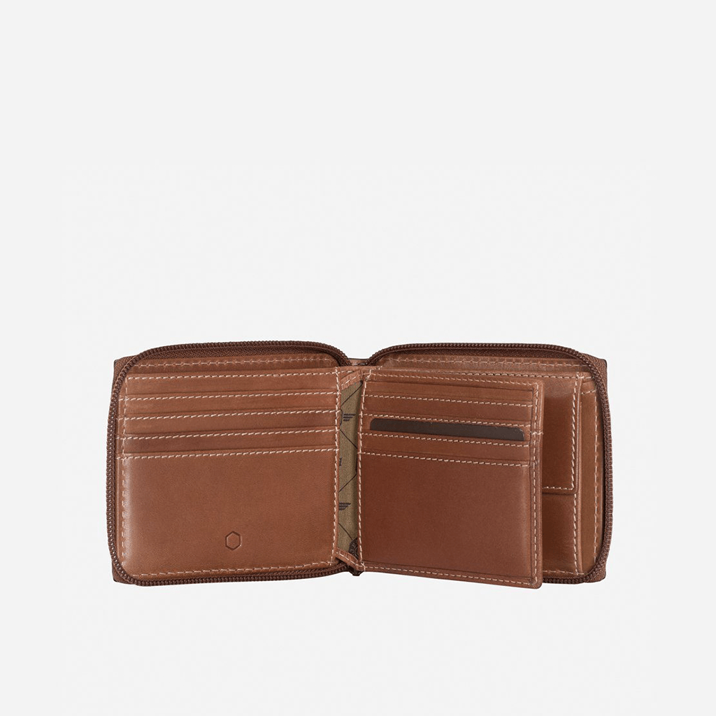 Zip Around Coin Wallet, Clay - Jekyll and Hide UK