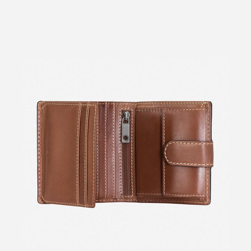 Tri Fold Wallet With Coin And Tab, Clay - Jekyll and Hide UK