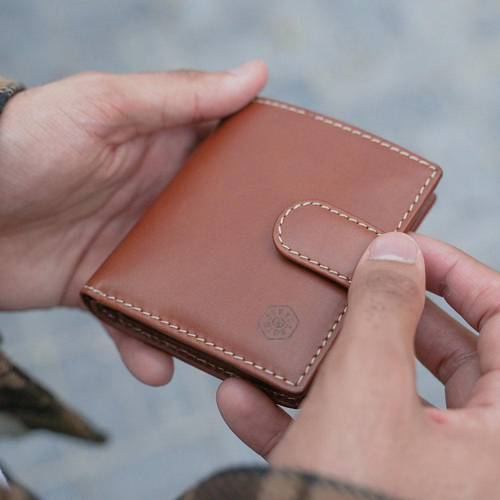 Tri Fold Wallet With Coin And Tab, Clay - Jekyll & Hide