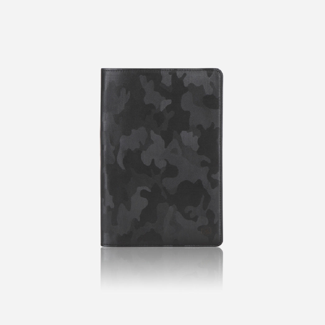 Leather A5 Notebook Cover, Camo