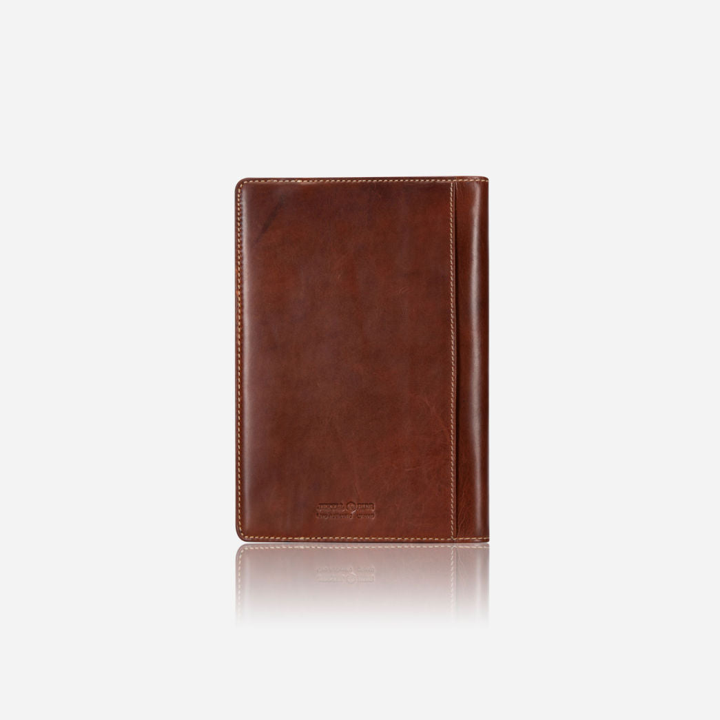 Leather A5 Notebook Cover, Coffee